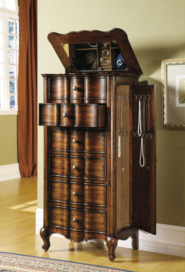 Hooker® Furniture 500-50 Brown Jewelry Armoire 1