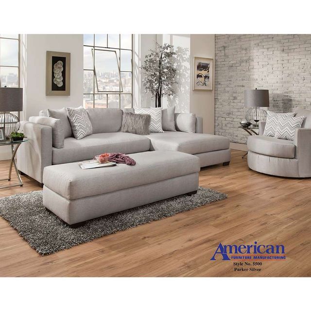 American Furniture Manufacturing Parker Sectional with Chaise-1