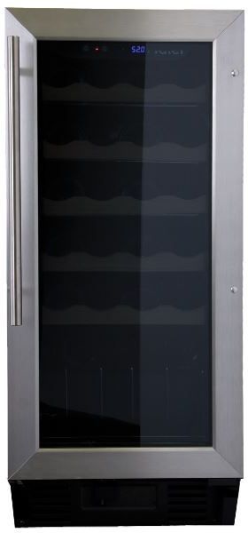 Haier 15" Stainless Steel Wine Cooler 0