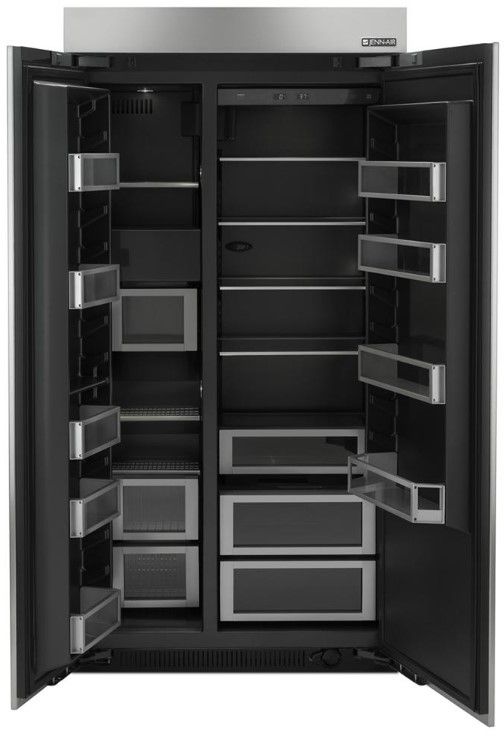 JennAir® 25.6 Cu. Ft. Panel Ready Built-In Side-By-Side Refrigerator-1