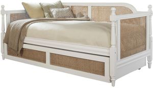 Hillsdale Furniture Melanie White Twin Daybed with Trundle