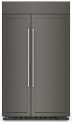 KitchenAid® 48 in. 30 Cu. Ft. Panel Ready Built In Counter Depth Side-by-Side Refrigerator