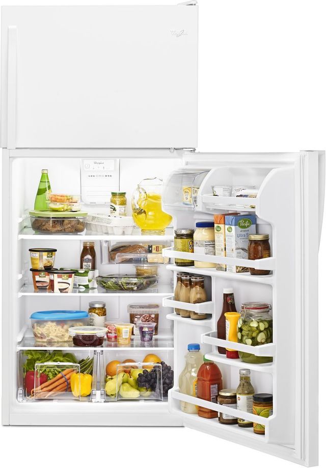 Whirlpool® 18.2 Cu. Ft. Top Freezer Refrigerator-White 16