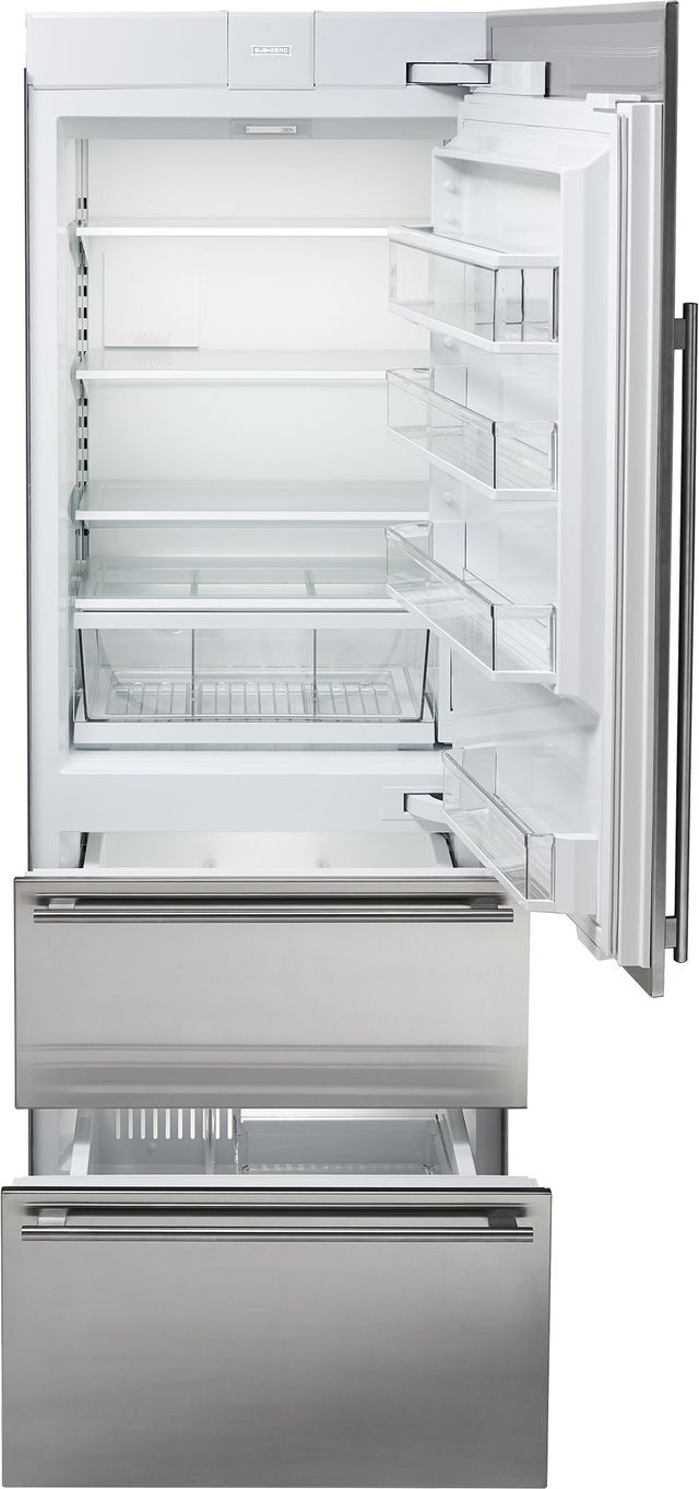 Sub-Zero® Designer 15.6 Cu. Ft. Panel Ready Built In Bottom Freezer Refrigerator 1