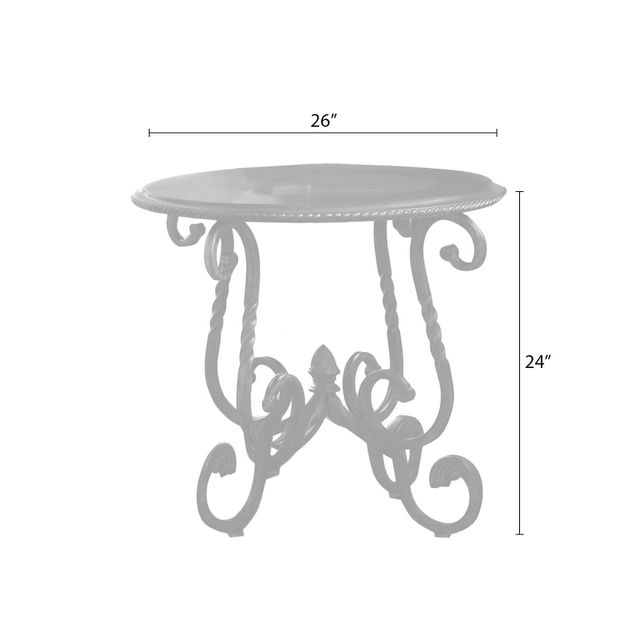 Steve Silver Co. Crowley Round End Table-2