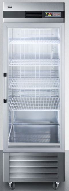 Summit® Commercial 23.0 Cu. Ft. Stainless Steel Frame Reach-In Refrigerator