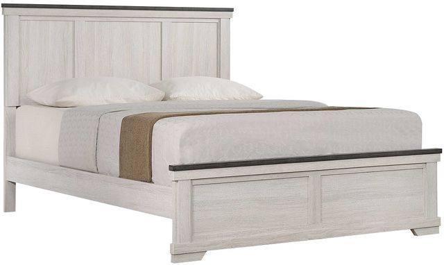 Crown Mark Leighton White Bed | Colder's | Milwaukee Area