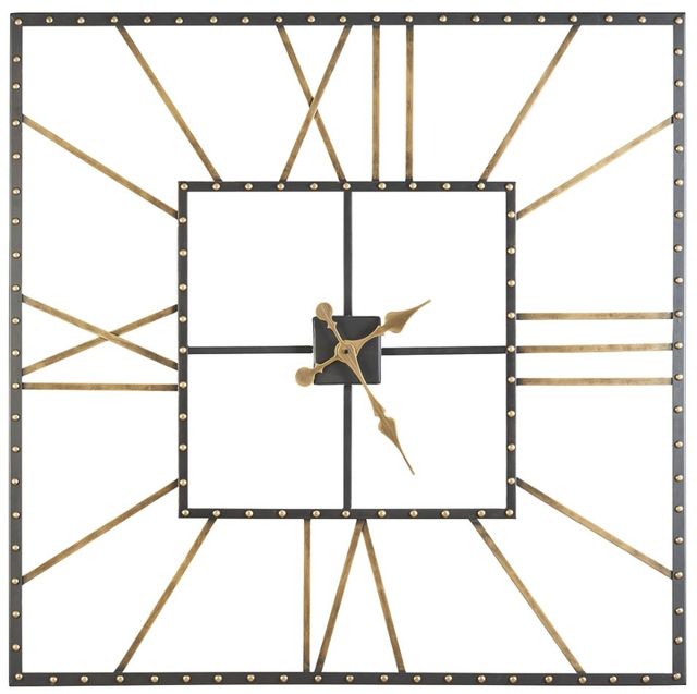 Signature Design by Ashley® Thames Black/Gold Wall Clock