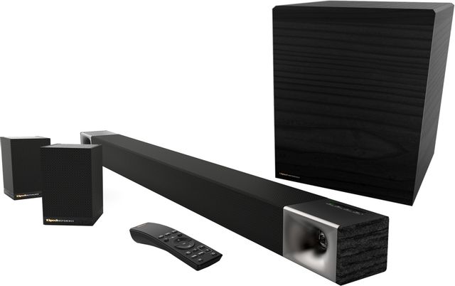 Klipsch® Cinema 600 Black 5.1 Soundbar System
