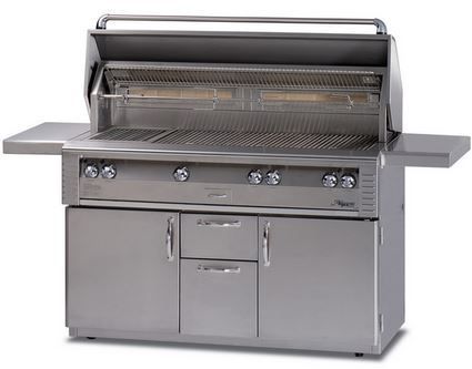Alfresco 56" Free Standing Grill-Stainless Steel 0