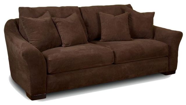 Intermountain Furniture 1155 Sharpee Beluga Cumulus Sofa with 4 Pillows-0