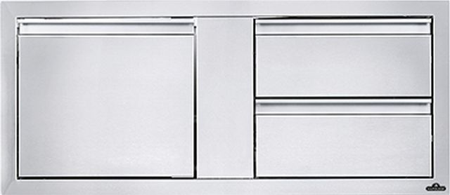 Napoleon 42" x 16" Single Door and Double Drawer Combo