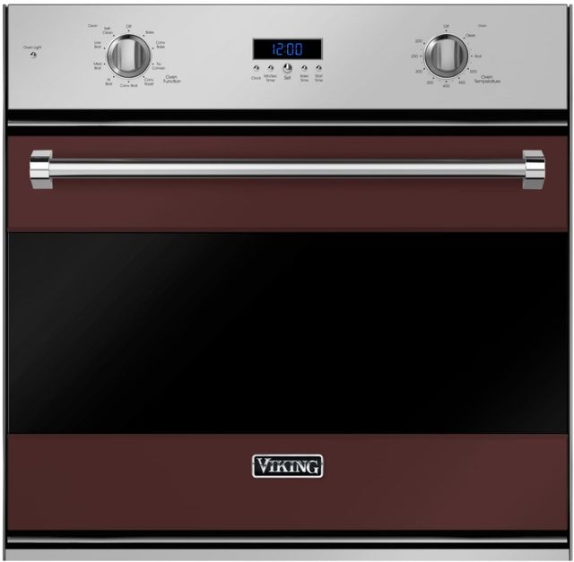 Viking® 3 Series 30" Kalamata Red Single Electric Wall Oven