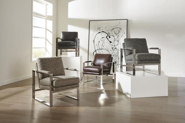 Jackson Furniture Meridian Granite Metal Chair 2