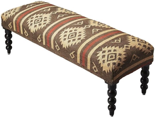 Butler Specialty Company Navajo Taos Upholstered Bench 0