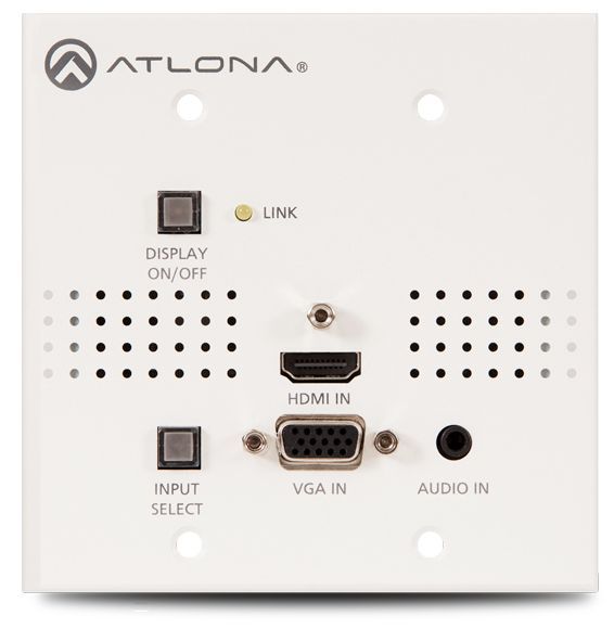 Atlona® Wallplate HDBaseT TX/RX for HDMI and VGA 1