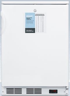 Accucold® by Summit® PRO Series 5.5 Cu. Ft. White Compact Refrigerator