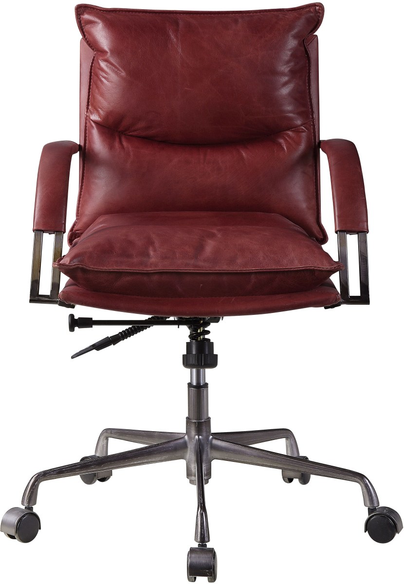 ACME Furniture Haggar Vintage Red Executive Office Chair Prime