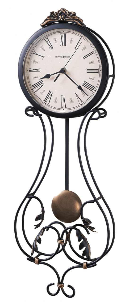 Howard Miller® Paulina Charcoal Gray Wall Clock