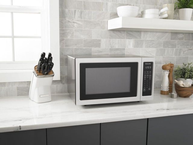 KitchenAid® 1.6 Cu. Ft. Stainless Steel Countertop Microwave Oven 8