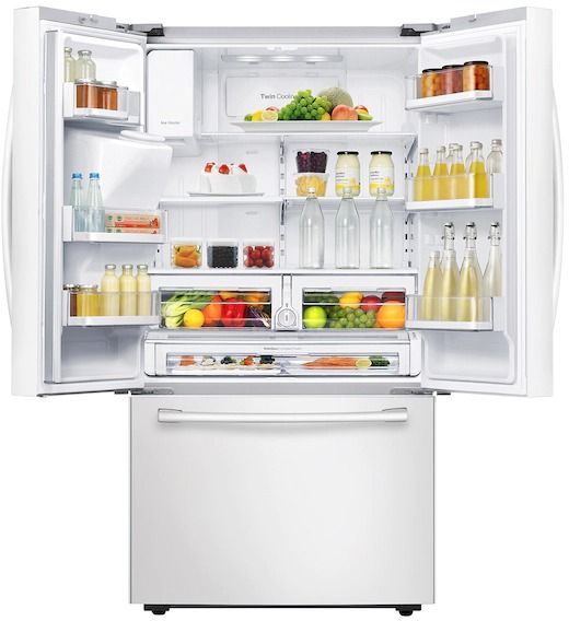 Samsung 28 Cu. Ft. French Door Refrigerator-White 2