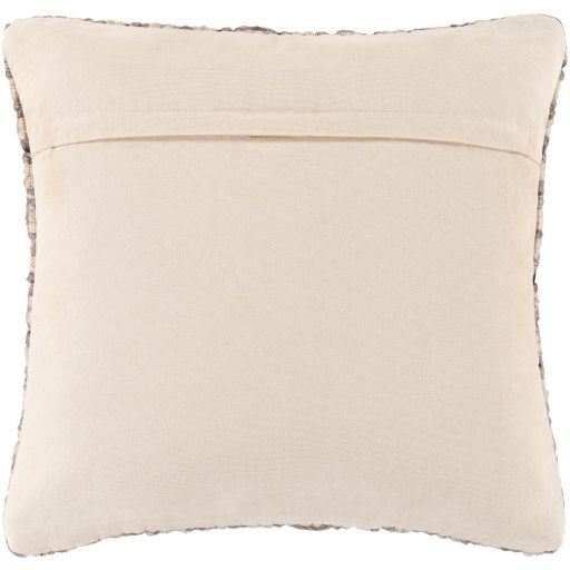 Surya Cordoba Taupe 18" x 18" Toss Pillow with Down Insert 1