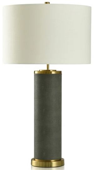 Stylecraft Dann Foley Lifestyle Graphite Shagreen/Polished Brass Accent Table Lamp