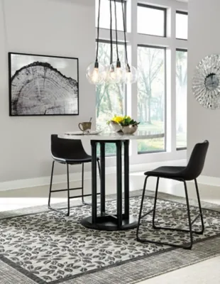 Signature Design by Ashley® Centiar 3-Piece Two-tone Counter Height Dining Set 3