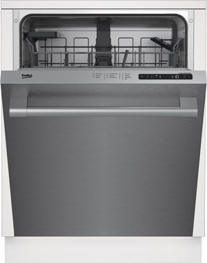 Beko 24" Fingerprint Free Stainless Steel Top Control Built In Dishwasher