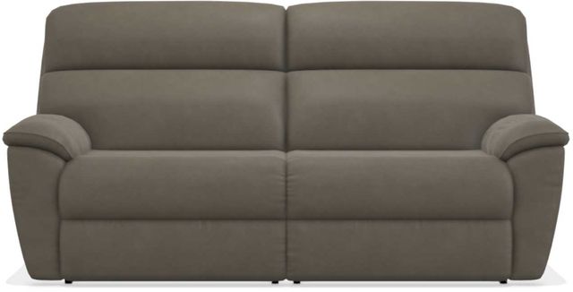 La-Z-Boy® Roman Grey Leather PowerRecline™ with Power Headrest 2-Seat Sofa