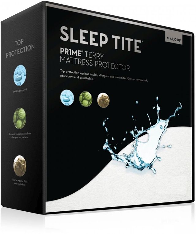 Malouf® SLEEP TITE® PR1ME® Terry Crib Mattress Protector