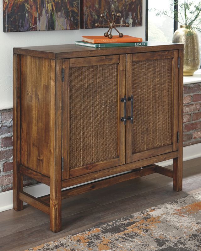 Signature Design by Ashley® Beckings Brown Accent Cabinet 1