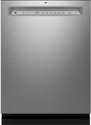 GE® 24" Fingerprint Resistant Stainless Steel Front Control Built In Dishwasher