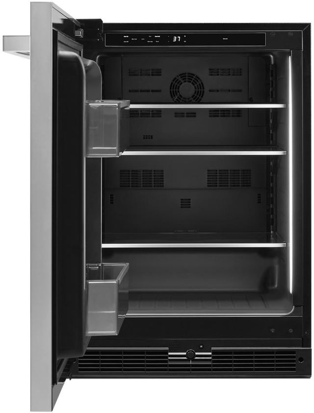 JennAir® NOIR™ 5.0 Cu. Ft. Stainless Steel Under the Counter Refrigerator 1