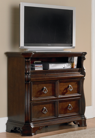 Liberty Furniture Arbor Place Brownstone Media Chest
