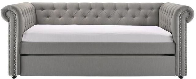 Crown Mark All Ellie Gray Upholstered Day Bed-0