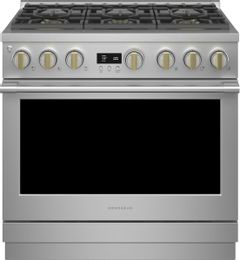 Monogram® Statement Collection 36" Stainless Steel Pro Style Gas Range