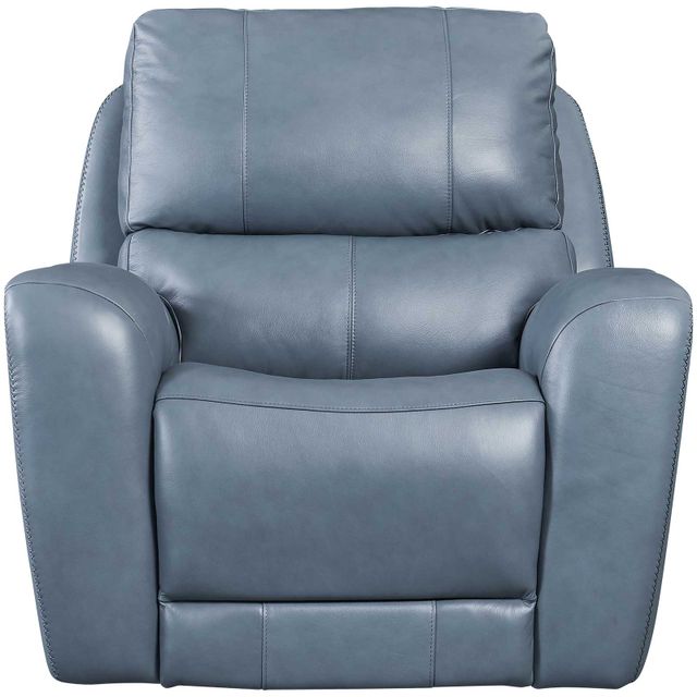 Leather Italia Bel Aire Leather Glider Recliner With Power Head and Foot-0