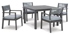 Signature Design by Ashley® Eden Town 5-Piece Gray Outdoor Dining Set