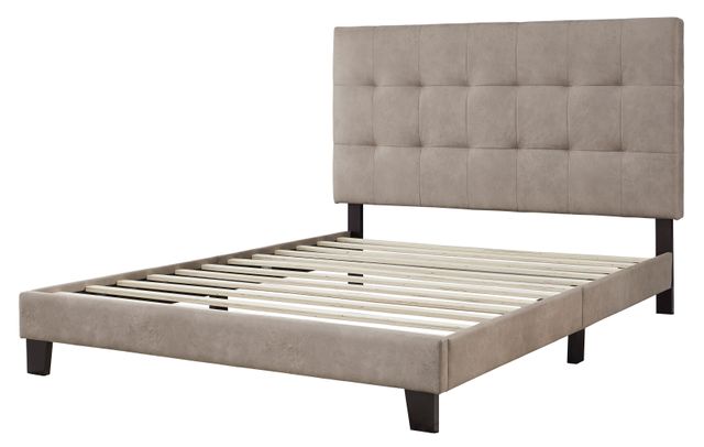 Signature Design by Ashley® Adelloni Light Brown King Upholstered Bed-3