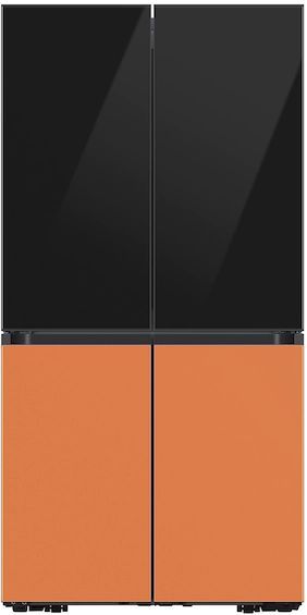 Samsung Bespoke Flex™ 18" Clementine Glass French Door Refrigerator Bottom Panel 5