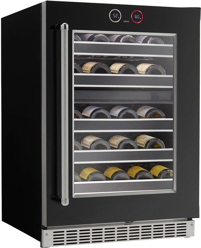Silhouette® Reserve 24” Black Wine Cooler 3