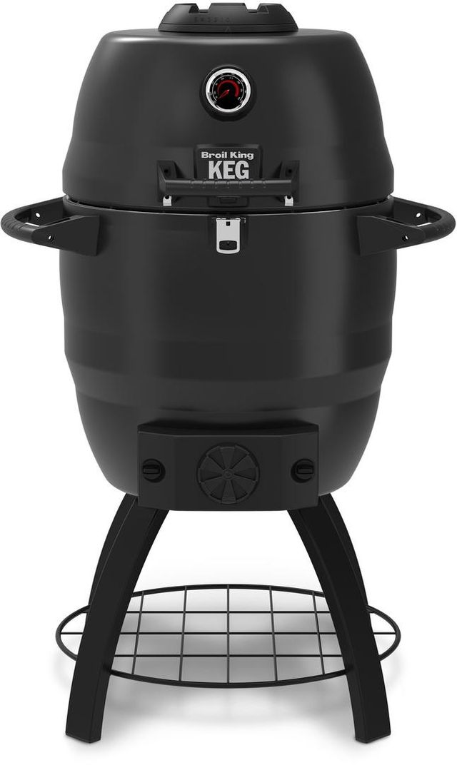 Broil King® Keg™ 2000 Black Freestanding Charcoal Grill-0