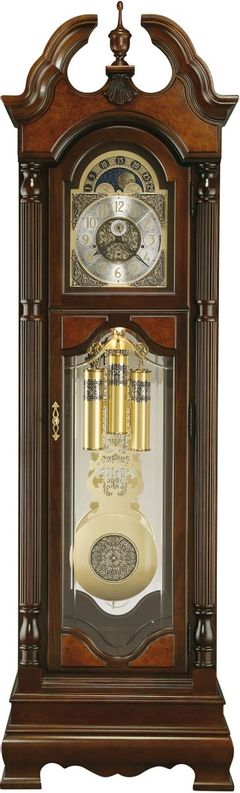 Howard Miller® Emilia Cherry Bordeaux 95th Anniversary Edition Grandfather Clock