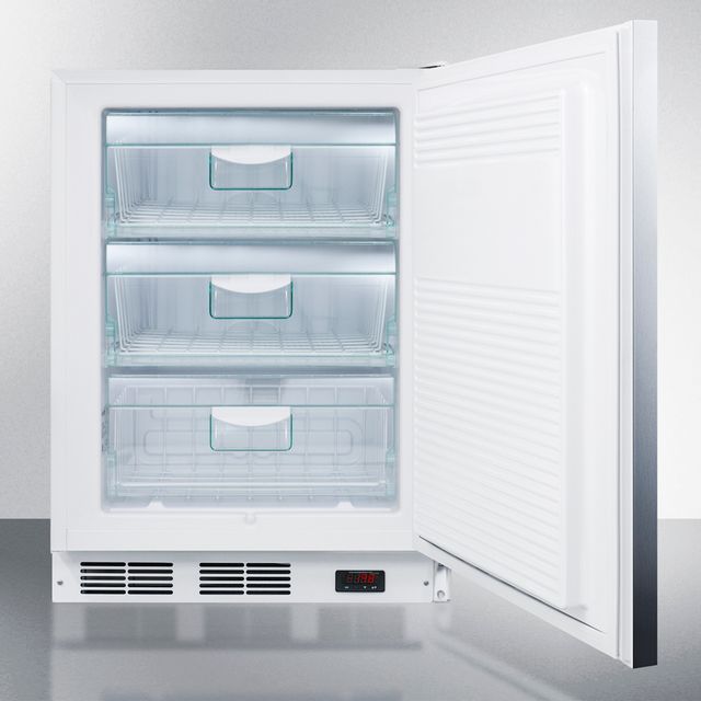 Accucold® by Summit® 3.5 Cu. Ft. Stainless Steel ADA Compliant Built In Medical All Freezer 1