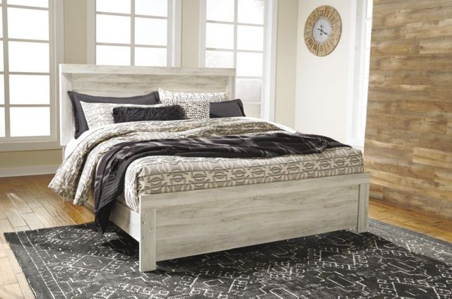 Signature Design by Ashley® Bellaby Whitewash King Panel Bed-1