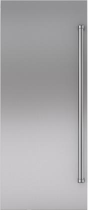 Sub-Zero® Classic 42" Stainless Steel French Door Flush Inset Door Panel with Pro Handle