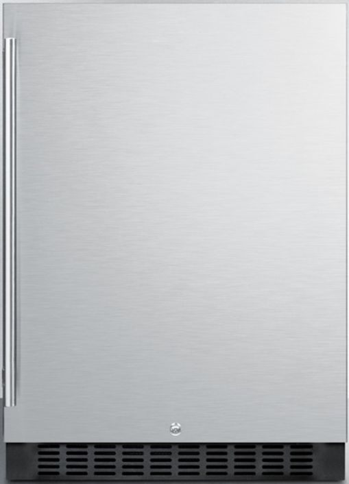 Summit® 4.6 Cu. Ft. Stainless Steel Under the Counter Refrigerator 0