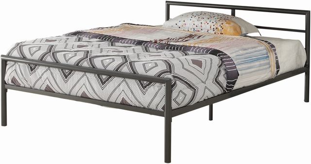Coaster® Fisher Gunmetal Full Metal Bed
