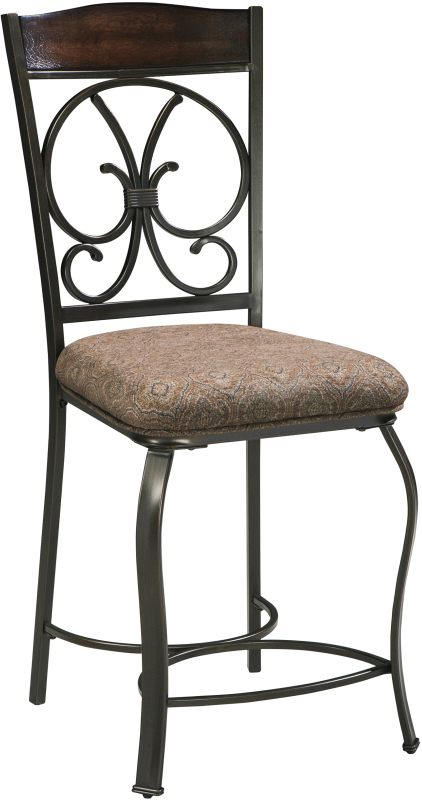 Signature Design by Ashley® Glambrey Brown Upholstered Bar Stool - Set of 4